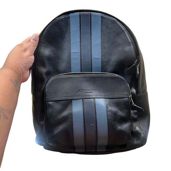coach backpack varsity stripe West With Coach Graham Backpack in Blocked